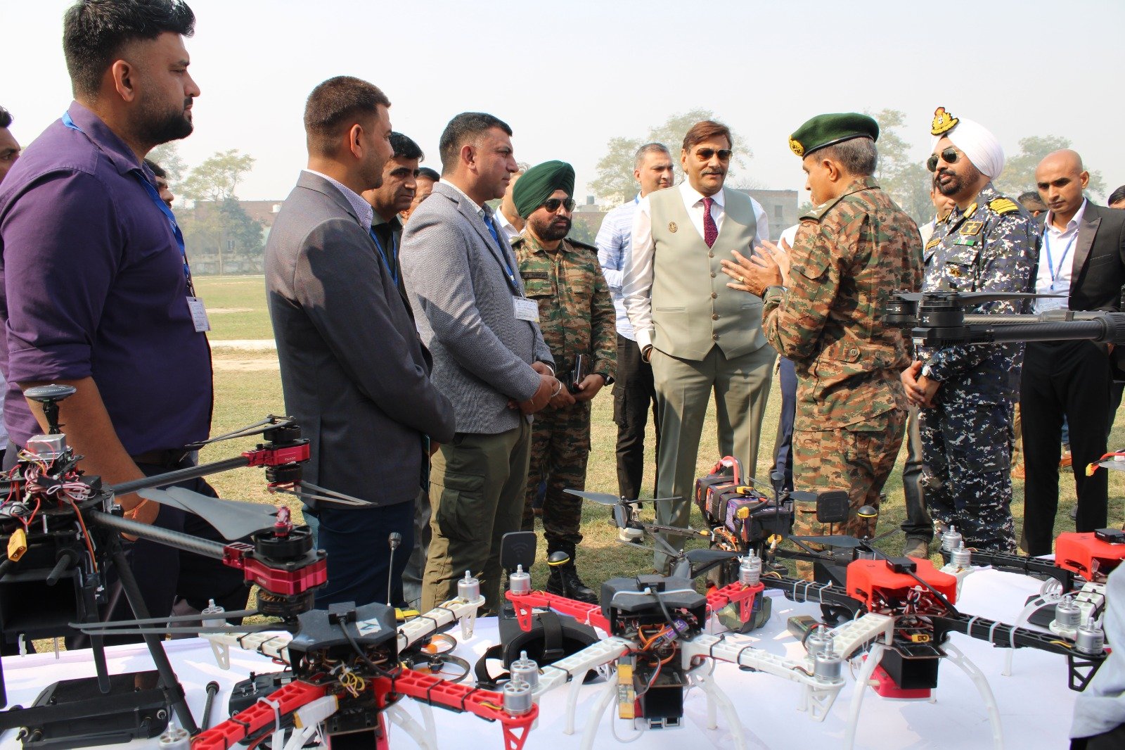 DEMO AT SAINIK SCHOOL KUNJPURA IN FRONT OF LT. GEN. MUKESH BHANWALA