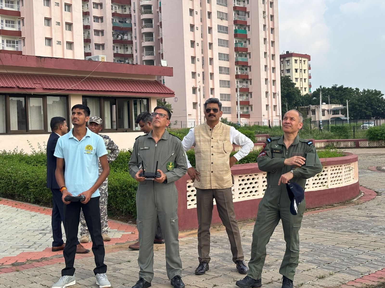DEMONSTRATION AT AIRFORCE STATION